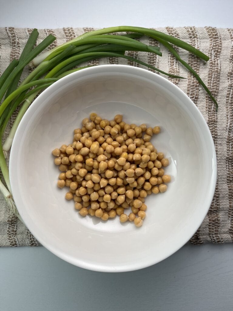 chickpeas in a bowl